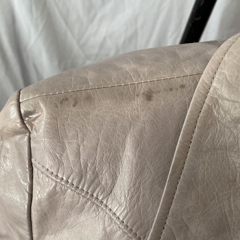 New Frontier gray leather jacket. - Picture 6 of 9